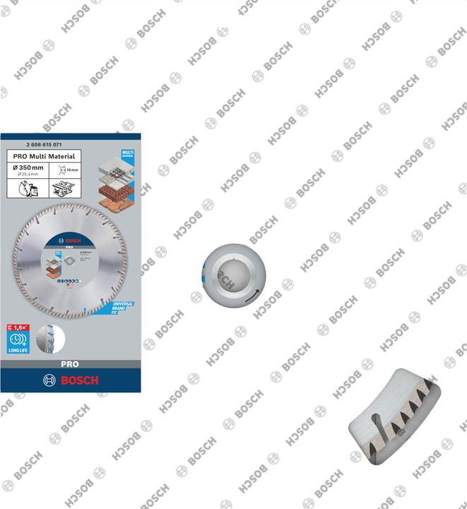 Produktbild Bosch Professional Zubehör PRO Multi Material Diamanttrennscheibe, 350 x 25,4 mm