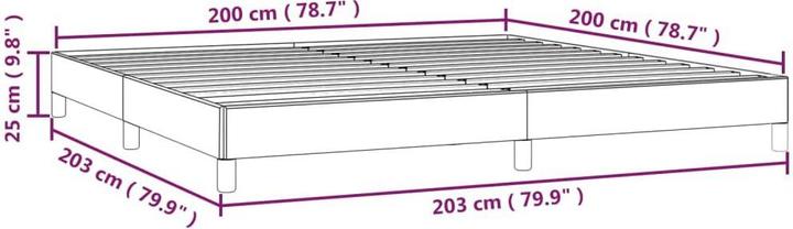 Image du produit vidaXL Bettgestell (200 x 200 cm)