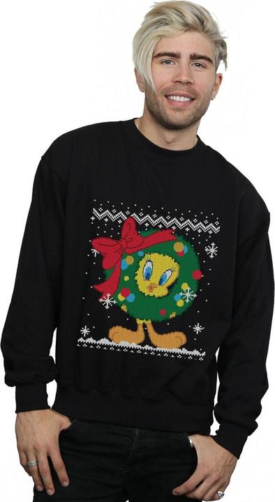 Immagine prodotto Looney Tunes Tweety Pie Christmas Fair Isle Felpa Uomo (XL)