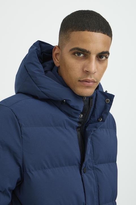 Actual product image Blend Buttoned hooded puffer jacket with pocket (S)
