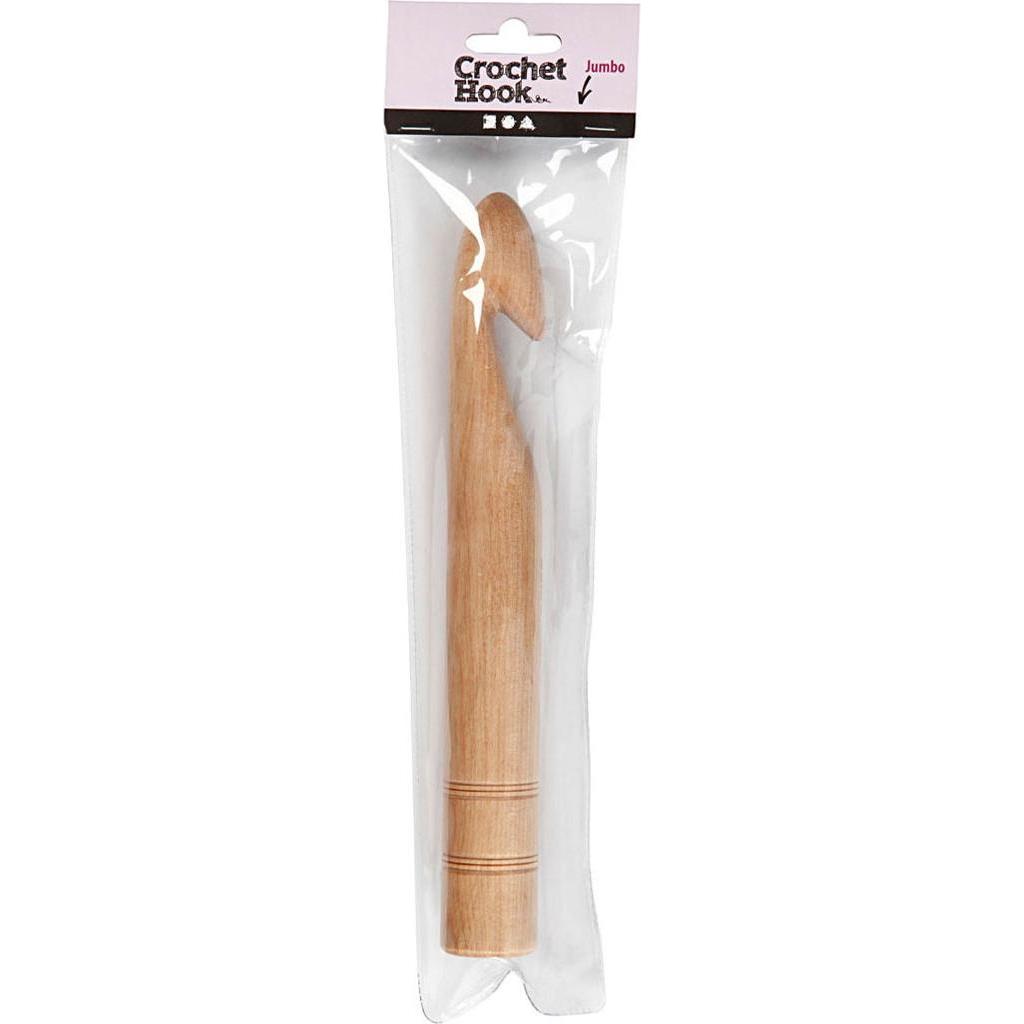 Creativ Company Holzhäkelnadel Nr. 30, 23 cm, Nadel
