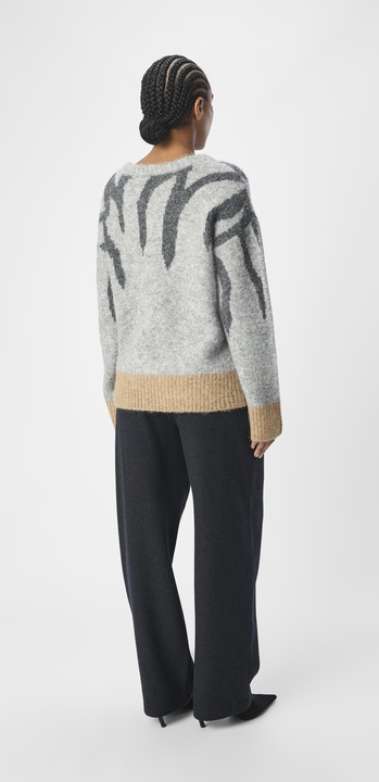 Actual product image Object Patterned knitted jumper (L)
