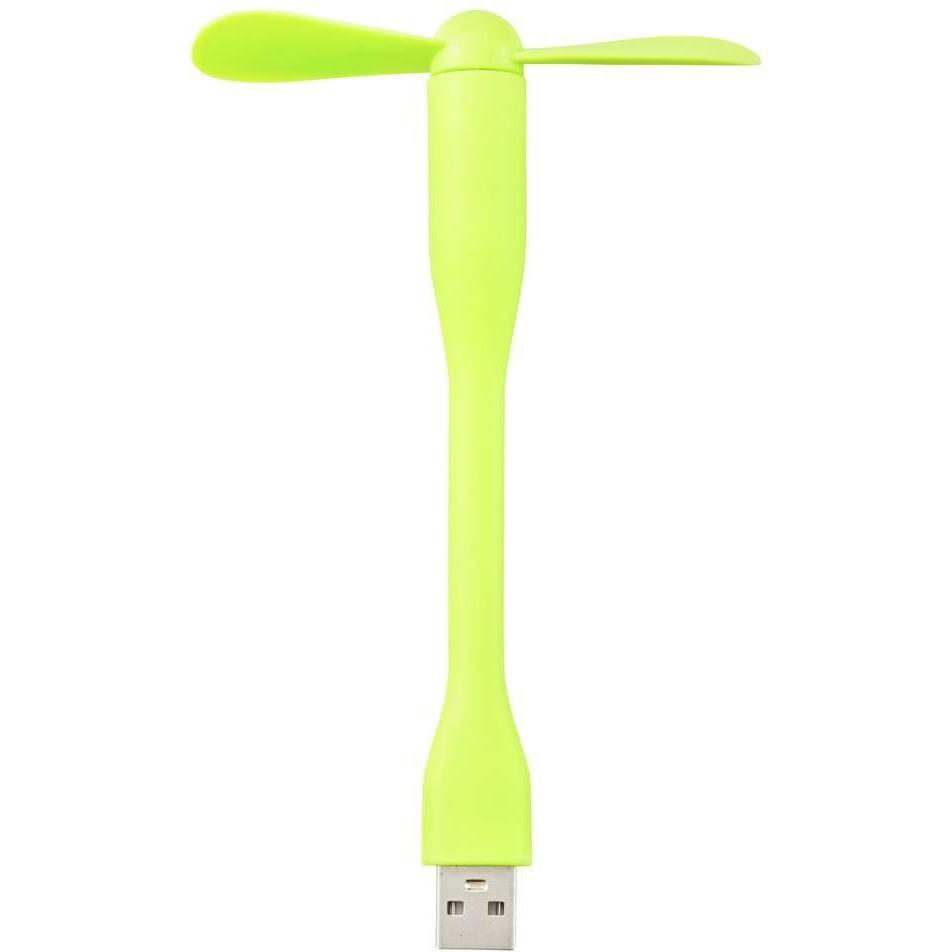 Renkforce RF-USBF-101-GN USB-Ventilator Schwenkbar (B x H x T) 85 x 141 x 21 m, Ventilator, Grün