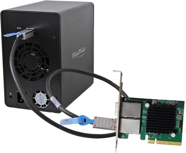 Image du produit HighPoint RocketStor 6414TS - Baie de disques durs - 4 baies (SATA-600) (2.5", 3.5")