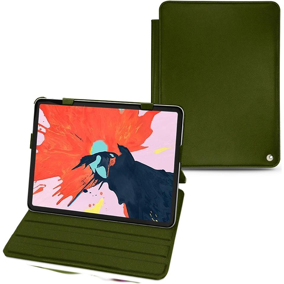 Noreve Lederschutzhülle horizontal (iPad Air 2020 (4. Gen), iPad Air 2022 (5. Gen)), Tablet Hülle, Grün