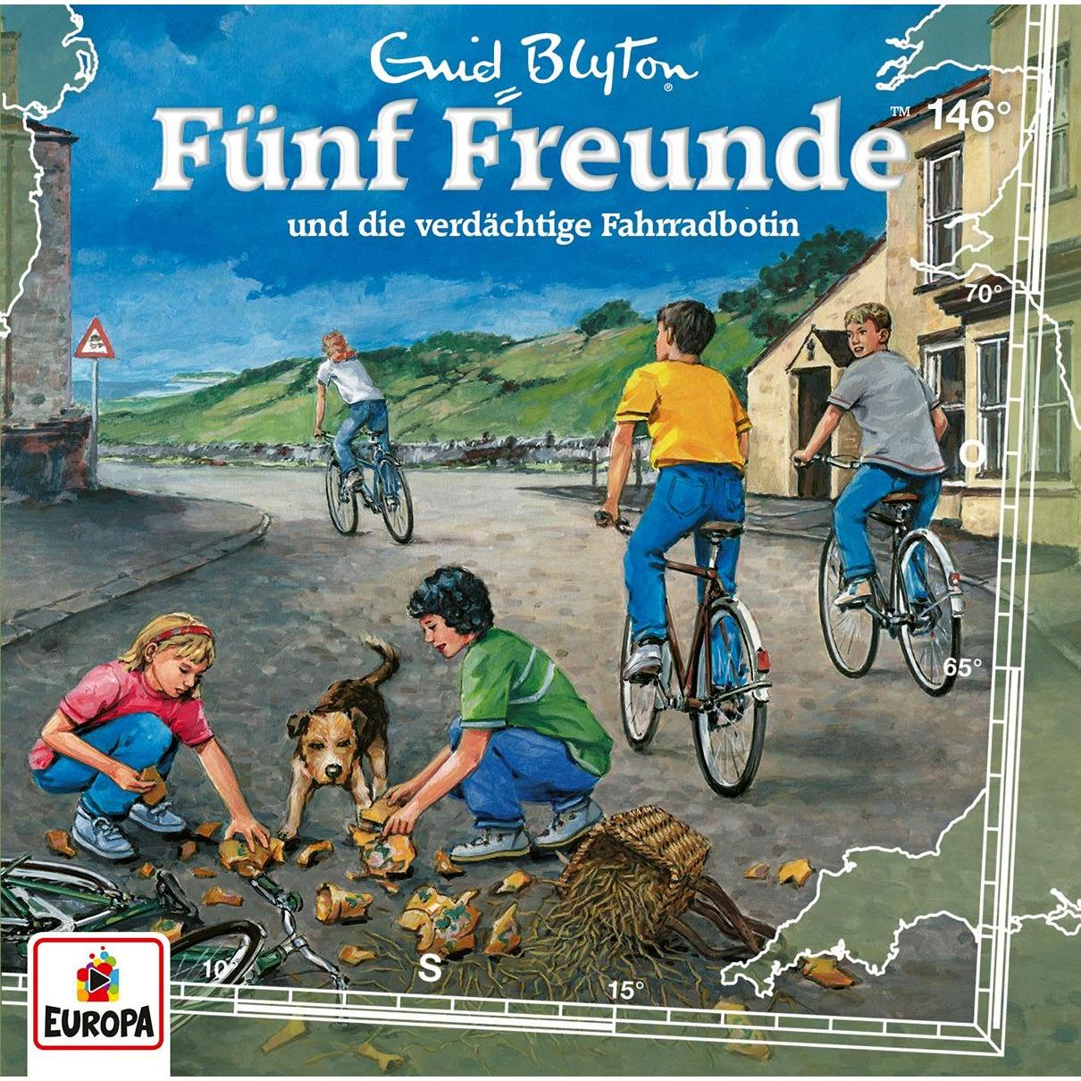 Fünf Freunde 146 - ud die verdächtige Fahrradbotin, Hörbücher