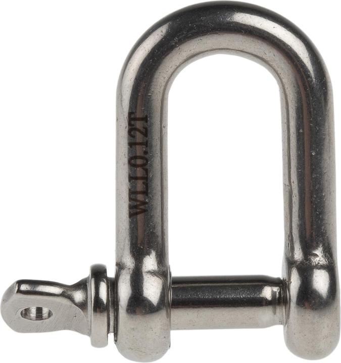 Actual product image RS PRO S/steel D shackle with screw pin,5mm