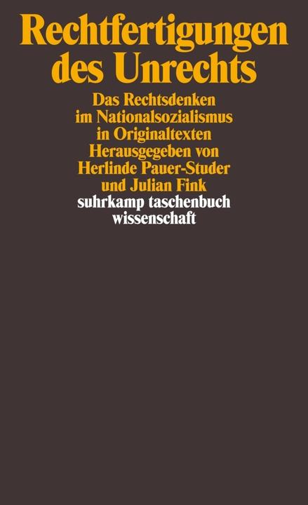 Produktbild Rechtfertigungen des Unrechts (Deutsch, 2014)