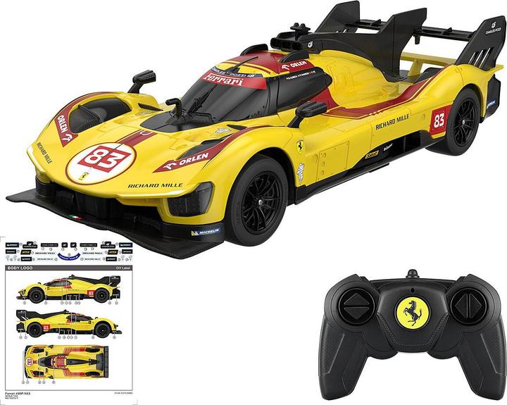 Productafbeelding Jamara Ferrari 499P-N83 1:24 gelb 2,4GHz