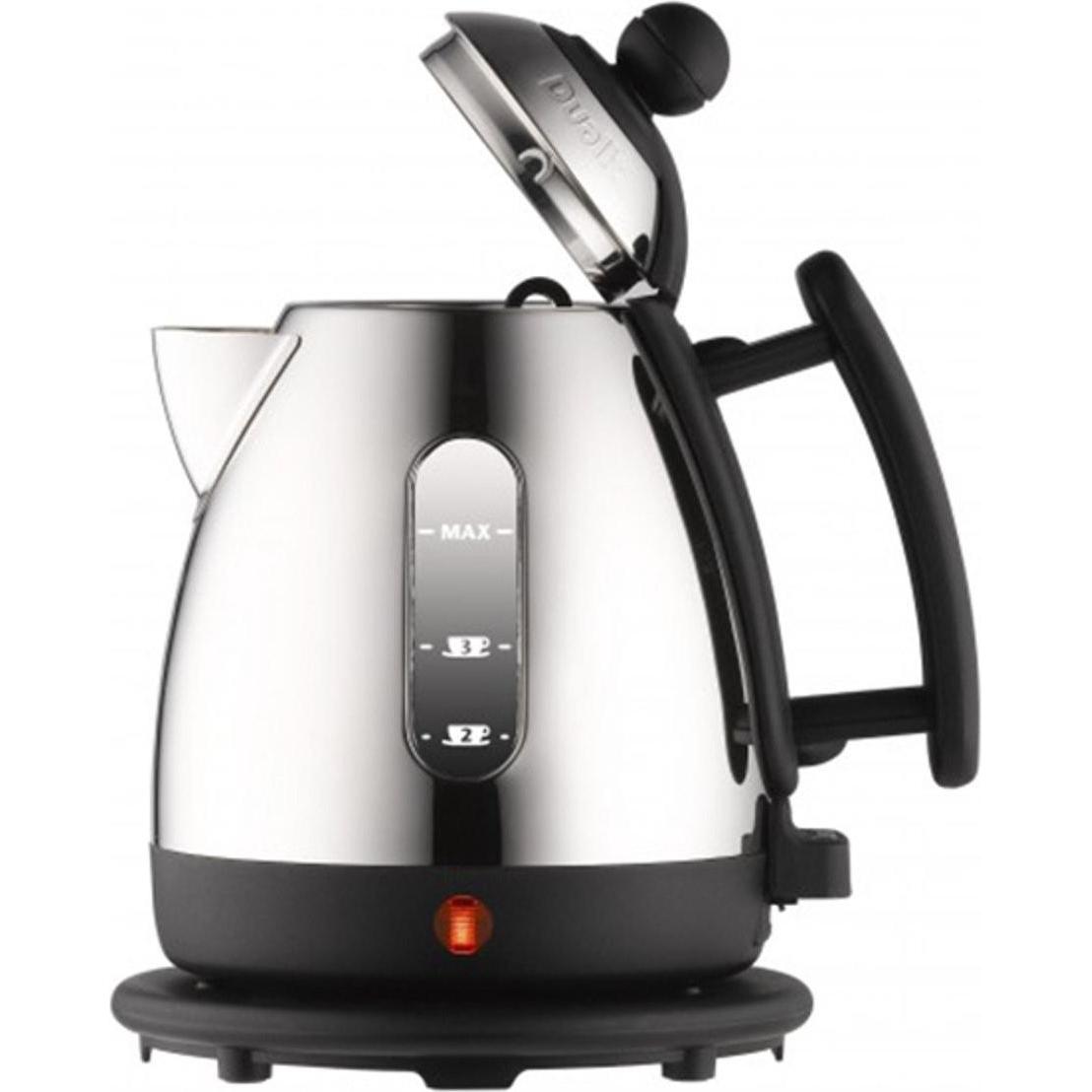 Dualit 72220, Bollitore, Nero, Argento