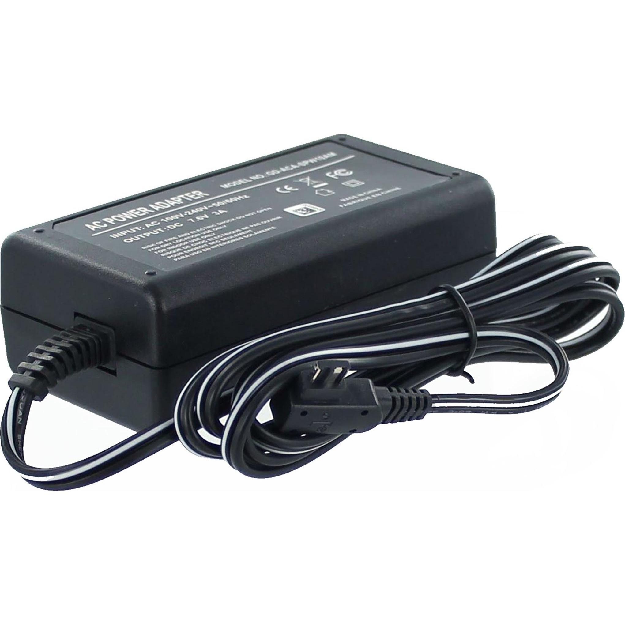 AGI Netzteil kompatibel mit Sony AC-PW10, Kamera Stromversorgung, Schwarz