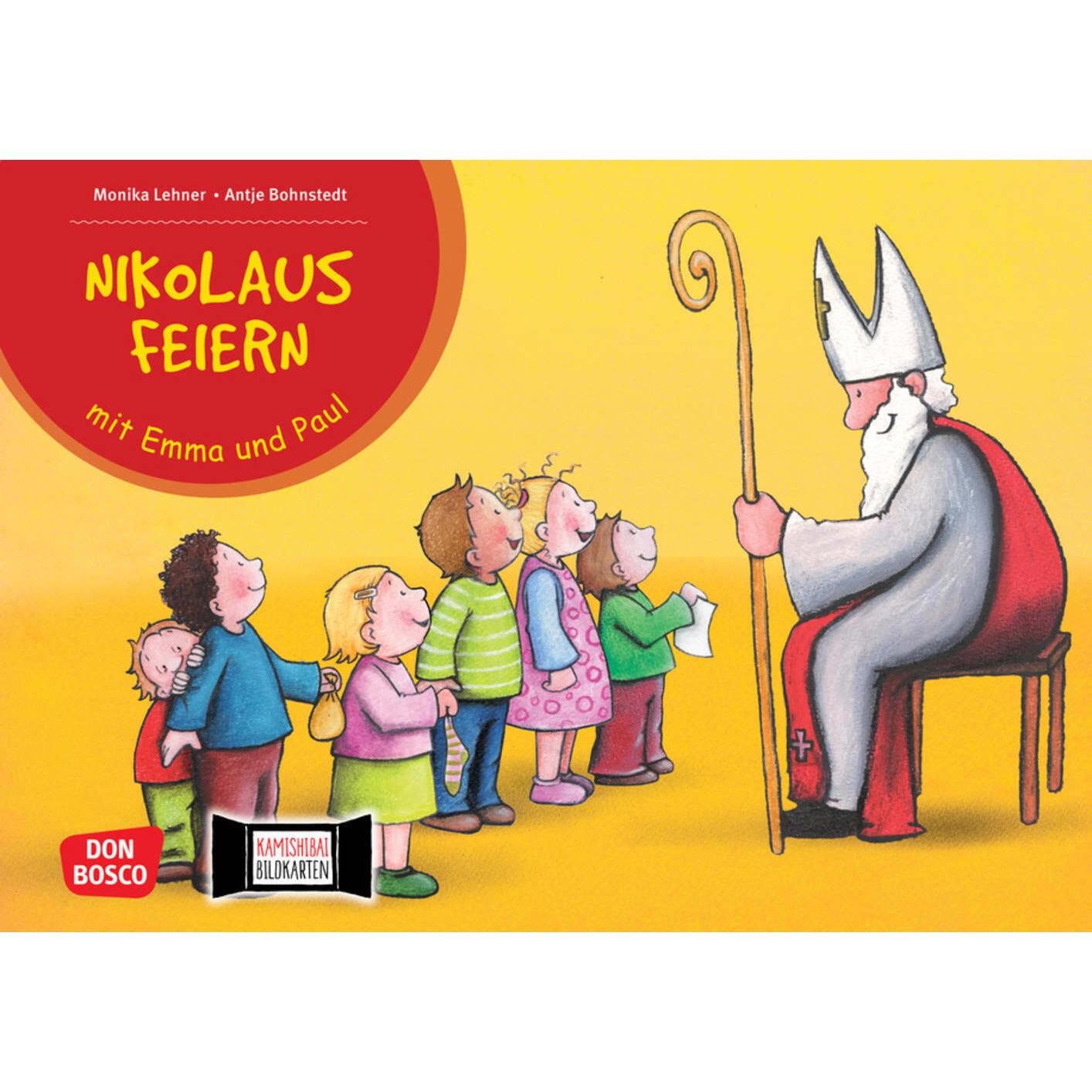 Bildkarten für unser Erzähltheater: Nikolaus feiern mit Emma und Paul, Sachbücher von Monika Lehner