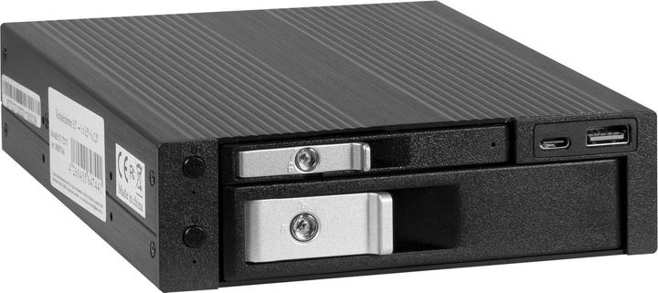 Intertech INTER-TECH HDD removable frame ST-7227U pour 1x 6.35cm 2.5inch et 1x 8.89cm 3.5inch 1x USB 3.0 TypeC