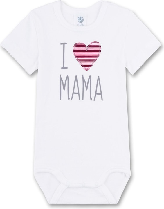 Sanetta Body kurzarm I love Mama
