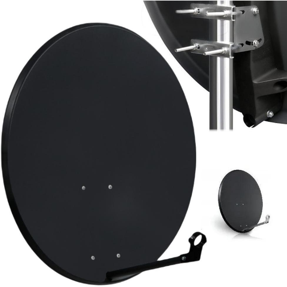 Corab ANTENNENSCHÜSSEL 80 CM DUNKEL (COR-800SAE-C), SAT Spiegel + SAT Antennen