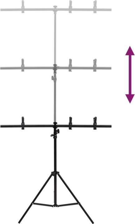Produktbild vidaXL Hintergrundständer (60 cm, 200 cm)