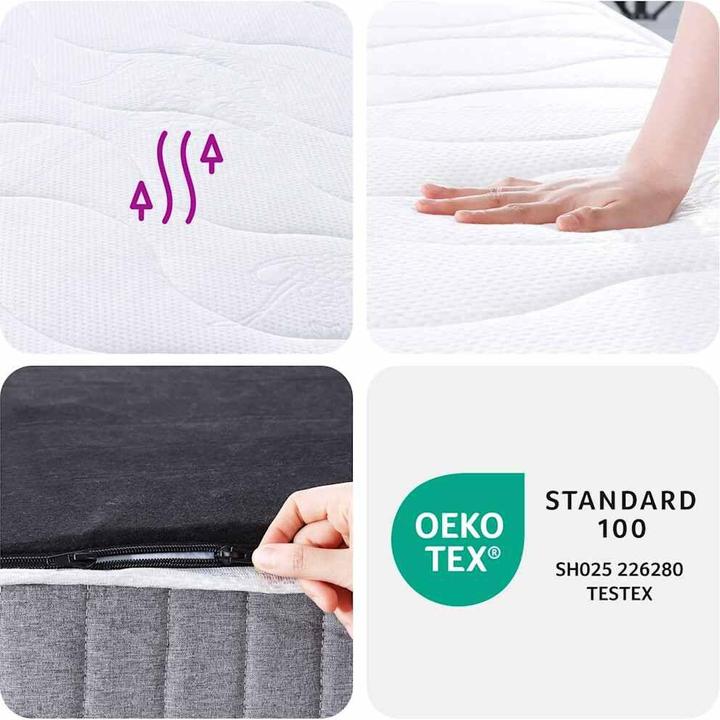 Actual product image vidaXL Jeronima (120 x 200 cm, Spring core)