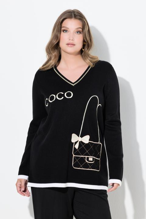 Image du produit Miamoda Pull avec broderie Coco, coupe Comfort Fit (58)