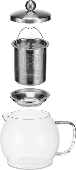Fs-Star Teekanne aus Glas mit Filter (1.20 l)