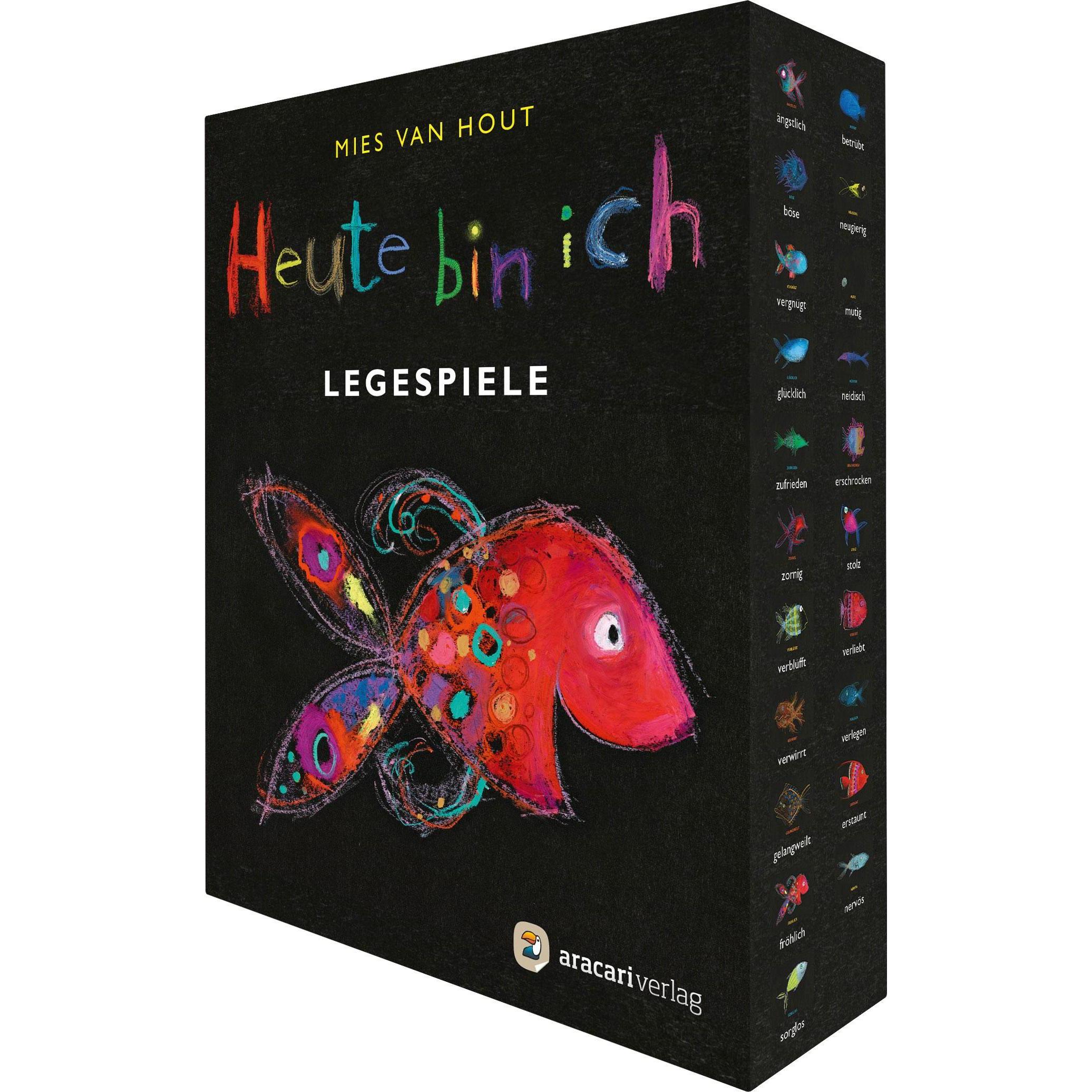 Aracari Heute bin ich - Legespiele (Italienisch, Französisch, Deutsch, Englisch)