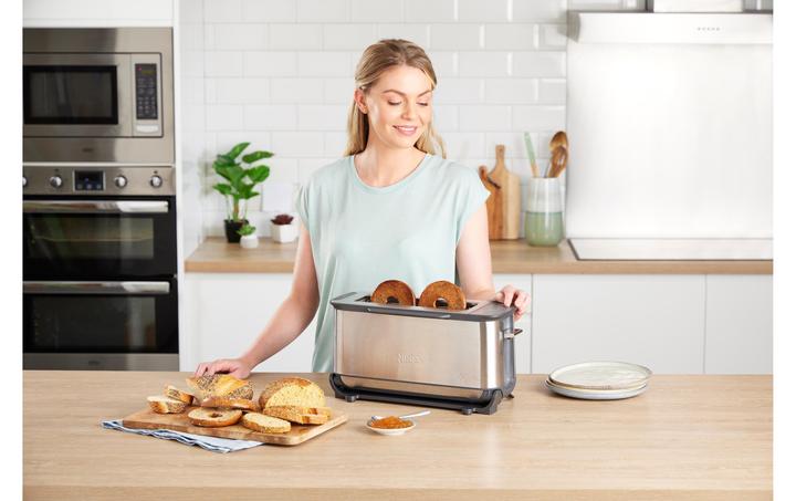 Image du produit Ninja 3-in-1 Multifunctionele Toaster, Grillplaat en Panini Maker - 7 Roosterstanden - RVS - ST202EU
