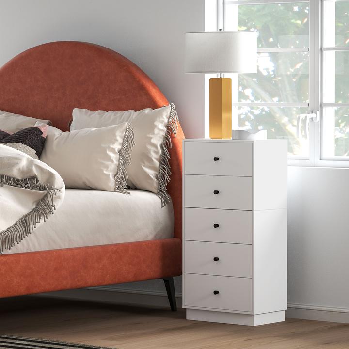 Actual product image Homcom Chest of drawers (47 x 29 x 95 cm)