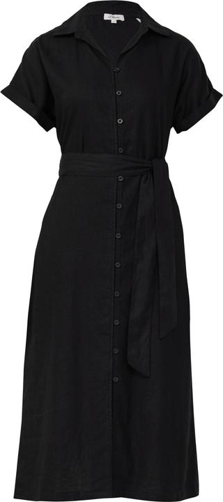 Immagine prodotto S.Oliver Kleid Midikleid aus Leinenmix mit Eingrifftaschen (38)