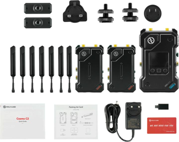 Produktbild Hollyland Cosmo C2 - Wireless Videofunklösung mit 2 Sender und 1 Empfänger (1000 m)