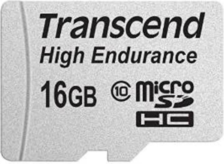 Transcend high-endurance (16 GB, microSDHC, U1, UHS-I)