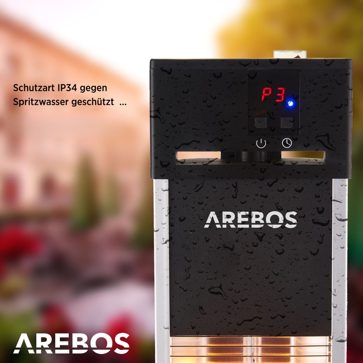 Actual product image Arebos Infrared heater (2000 W)