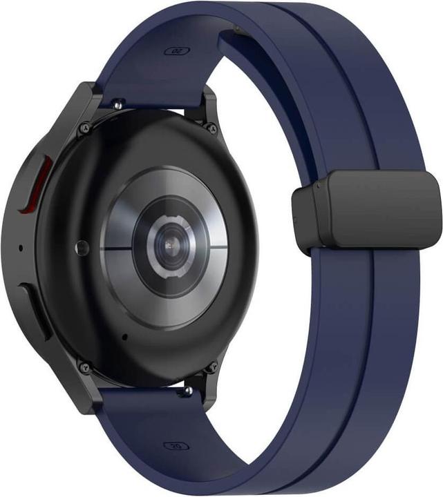 Produktbild Cover-Discount Silikon Ersatzarmband 20mm dunkelblau (20 mm, Silikon)