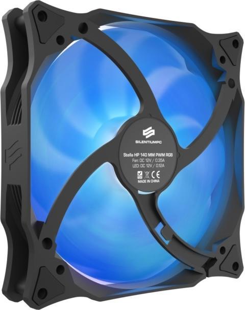 Produktbild Silentium PC Stella HP RGB 140 PWM Computergehäuse Ventilator (140 mm, 1x)