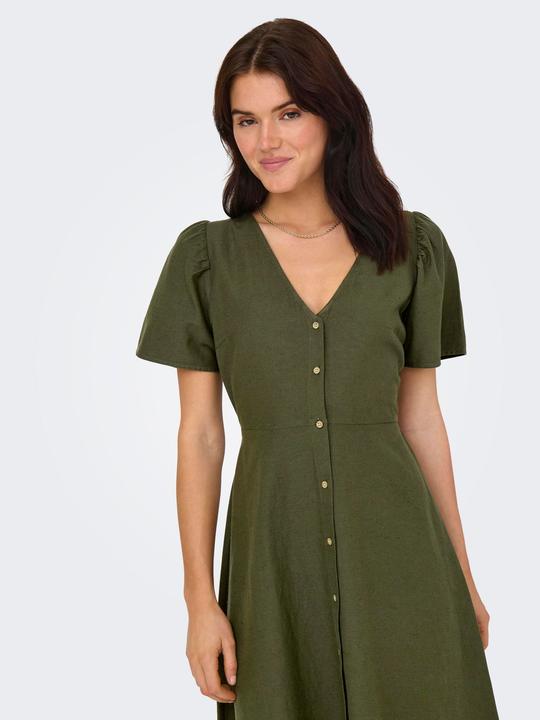 Actual product image Only Onlvita Life Linen S/S Short Dress Wvn (S)
