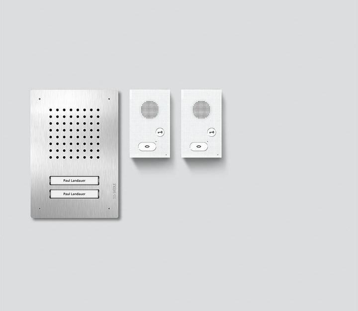Produktbild Siedle Set CLAB 850-2 E/W Audio-Set Classic Edelstahl/Weiss