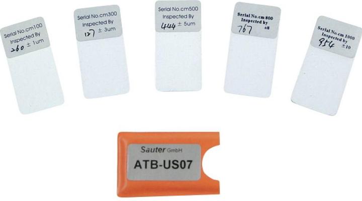 Sauter Justierfolien für erhöhte Messgenauigkeit für Digitales Schichtdickenmessgerät