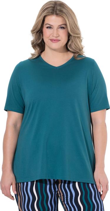 Actual product image Ulla Popken 2 Pack of Eco Cotton Basic Tees (56)