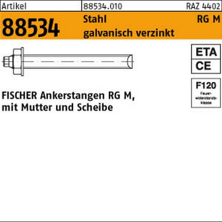 Immagine prodotto Fischer Ankerstange RG M20x260 5.8 (10 pz.)