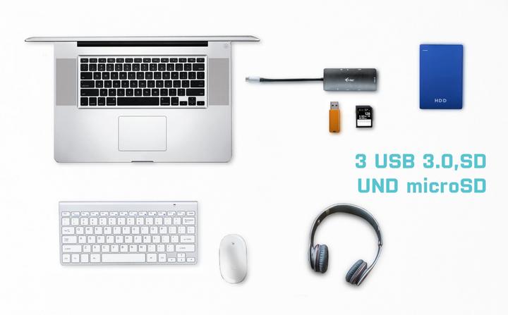 Produktbild i-tec Metal Nano Dock (USB-C, 1 Ports)