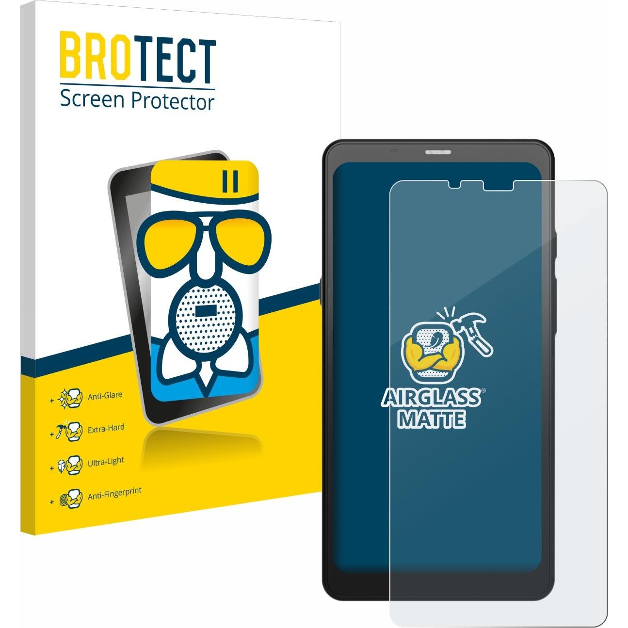 BROTECT Schutzglas Schutzfolie Glas Folie Displayschutz matt, eReader Zubehör, Grau