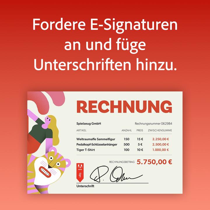 Actual product image Adobe Acrobat Pro (1 User, 12 months)