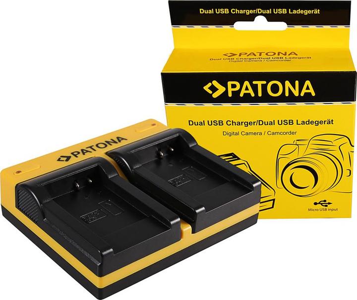 Immagine prodotto Patona Caricabatterie doppio per Olympus Li-70B FE FE4020 FE-4020 FE4040 FE-4040 FE5040 FE-5040 FE-5040