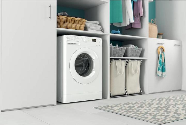 Produktbild Indesit Washing machine MTWA 71252 W EE, Front loading, E, Washing capacity 7 kg, 1200 RPM, Depth 54 (7 kg, Links)