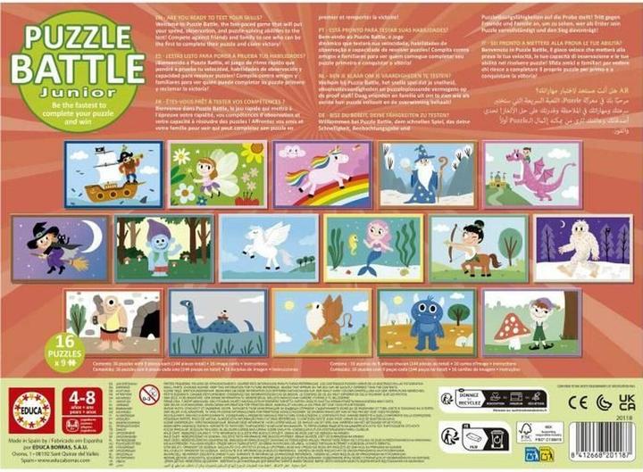 Produktbild Educa Puzzle Battle Fantasy / 16x9 Teile / ab 4 Jahren (144 Teile)