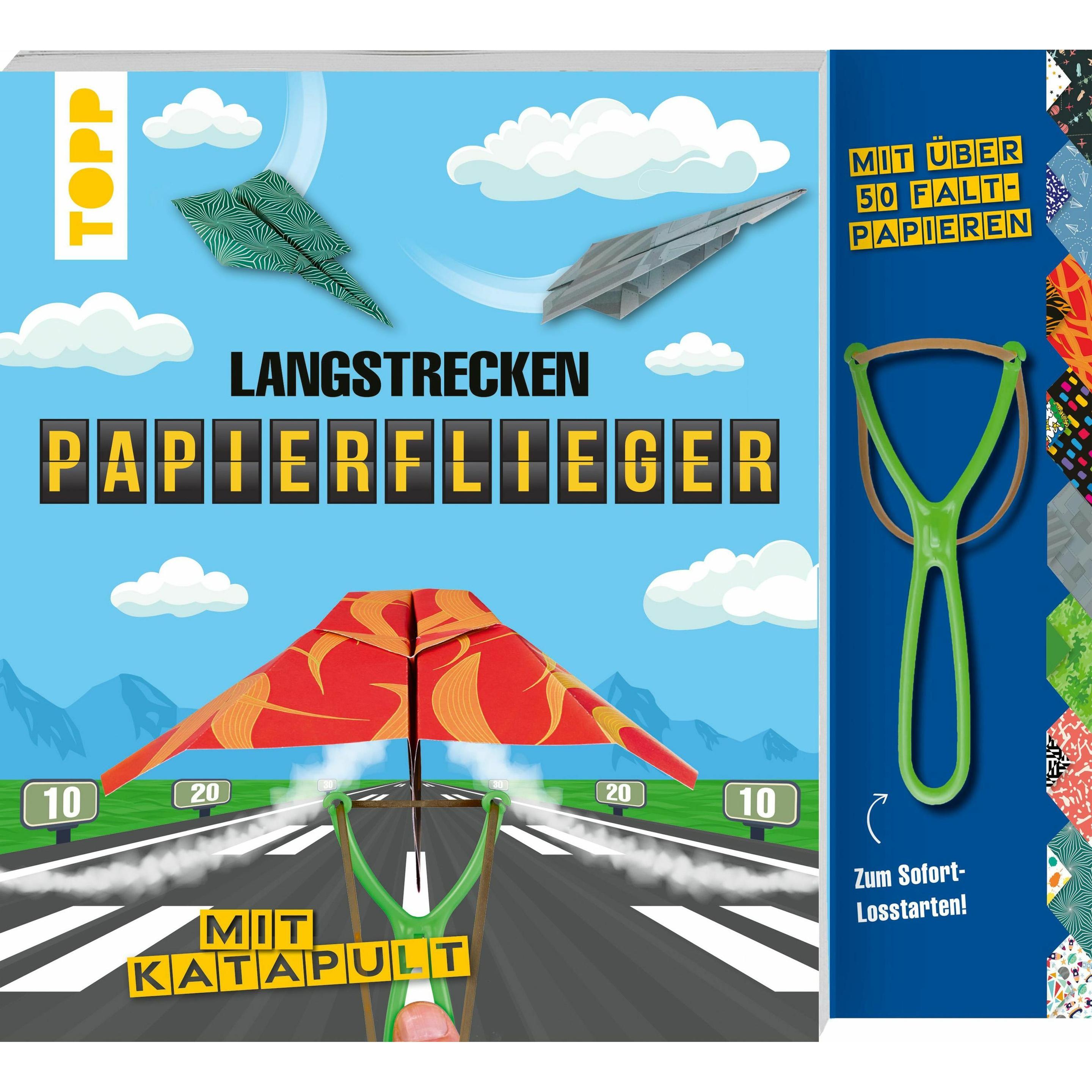 Langstrecken-Papierflieger mit Katapult, Kinderbücher von Dominik Meissner