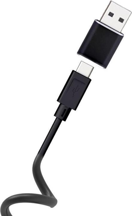 Actual product image T'nB TNB USB-C to USB-C spiral cable max. 1 metre (1 m, USB 2.0)