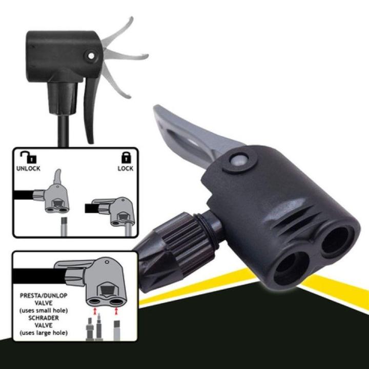 Actual product image Dunlop Bicycle floor pump black/grey