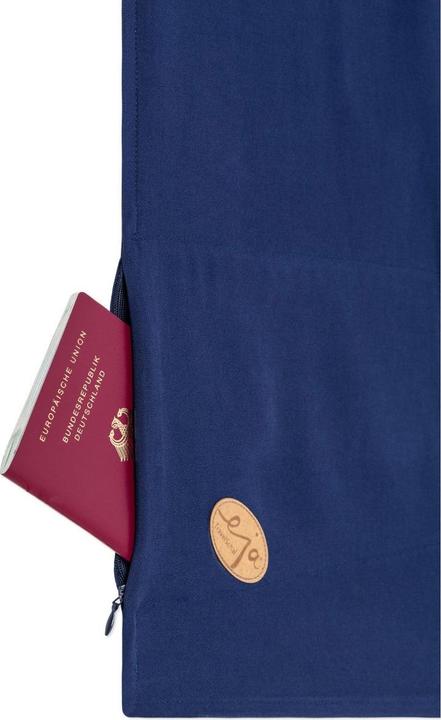 Immagine prodotto eja Travel Schal Sciarpa da viaggio con paradenti Darkblue (Serrature e rimorchi)