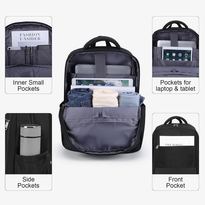 Actual product image Homiee Wasserdichter Laptoprucksack mit Diebstahlschutz