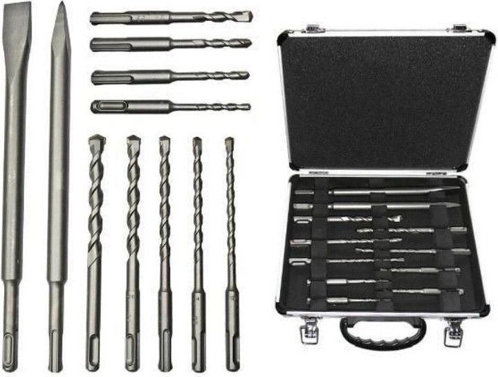 Produktbild Bosch Professional Zubehör Mischbohrer-Set SDS plus, 11 tlg. (5 mm, 6 mm, 7 mm, 8 mm, 10 mm, 12 mm)