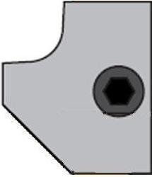Produktbild CMT 695.005.A5 Profilfräser für Fase (Oberkante) 20x20,5x2 für Art 694.005 R=5 + 45°